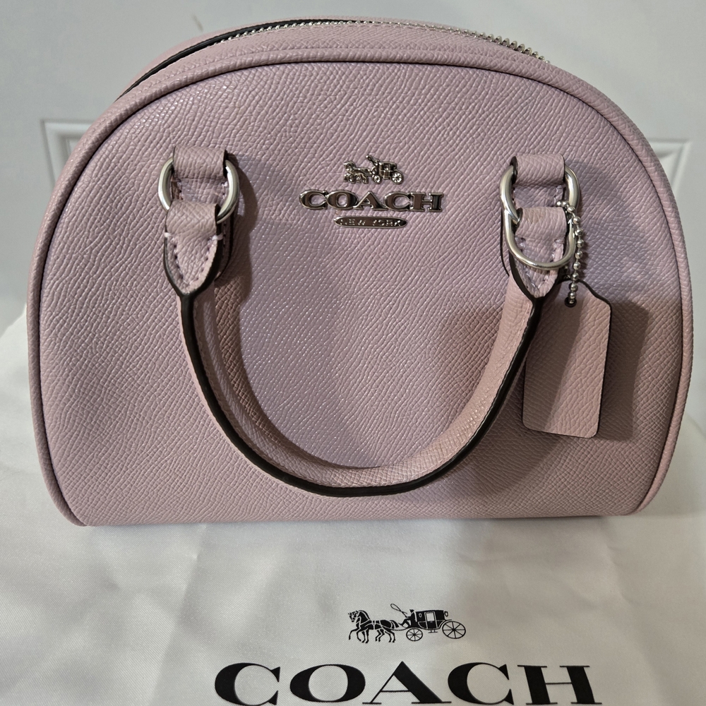 Coach Ice Purple Sydney Satchel